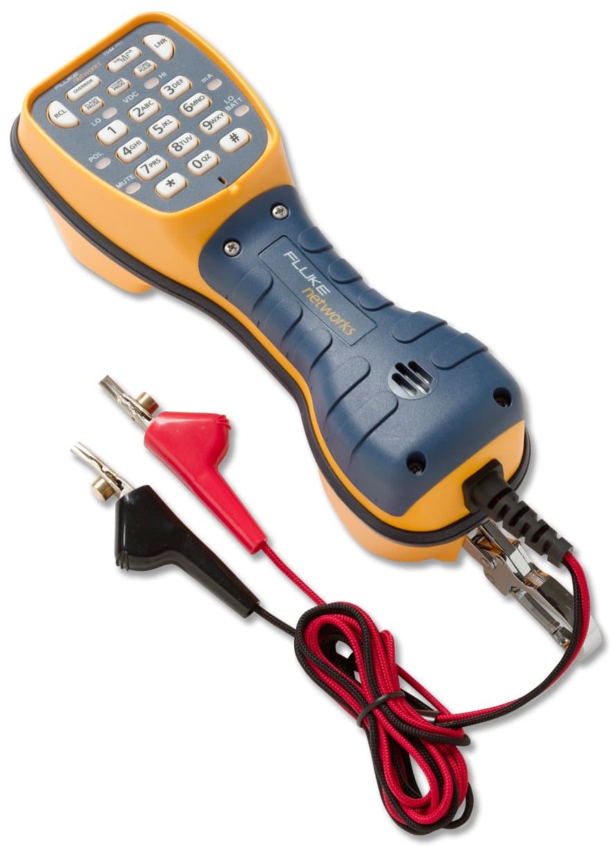 Fluke Networks TS44 PRO 50801001 probador de líneas telefónicas con pinzas de punta perforante