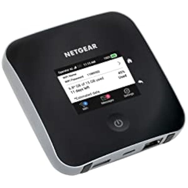 NETGEAR Nighthawk M2 MR2100 Router móvil 4G LTE hasta 2 Gbps, WiFi para 20 dispositivos, desbloqueado compatible con cualquier SIM