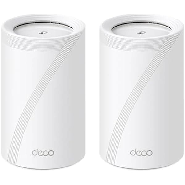 TP-Link Deco BE65 (2-Pack) WiFi 7 sistema Mesh, cobertura total del hogar, 6 GHz 320 MHz