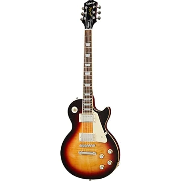 Epiphone Les Paul Standard 60s guitarra eléctrica Bourbon Burst, EILS6BBNH1, cuerpo de caoba y tapa de arce
