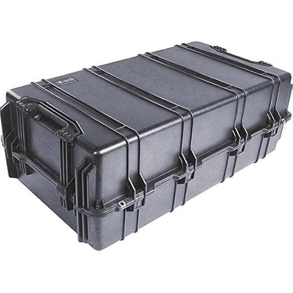 Pelican 1780T Maleta rígida sin espuma negra, estuche protector impermeable y resistente, gran capacidad de transporte