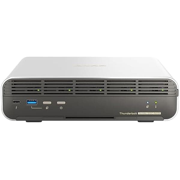 QNAP TBS-h574TX-i5-16G NAS Thunderbolt compacto all-flash, 5 bahías E1.S/M.2 SSD