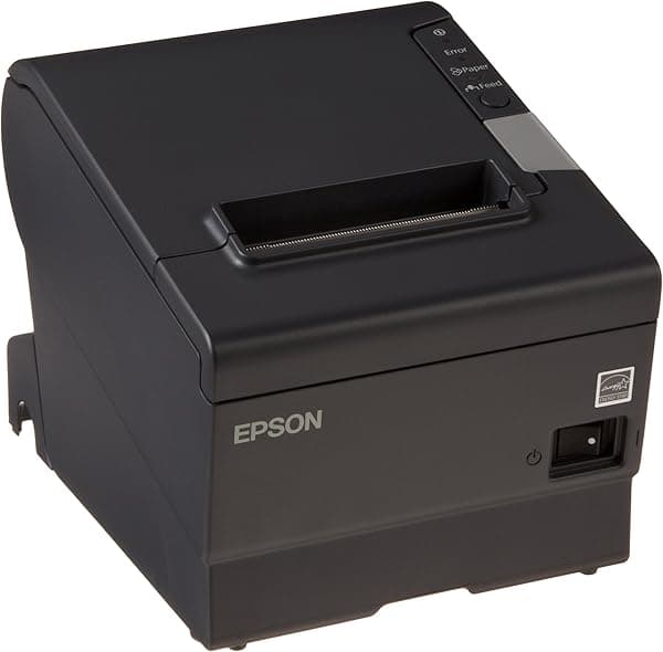 Epson TM-T88V C31CA85656 impresora térmica de recibos, Ethernet y USB, fuente de poder incluida, para POS