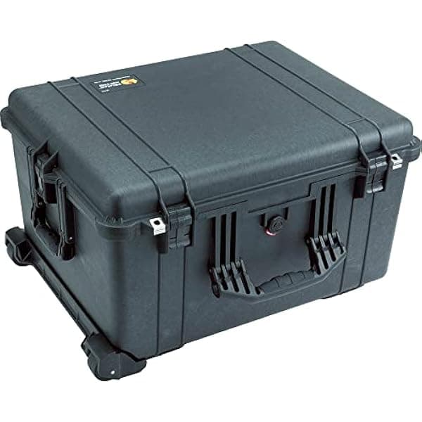 Pelican Case 1620-020-110 maleta rígida con espuma, impermeable y resistente a golpes, color negro