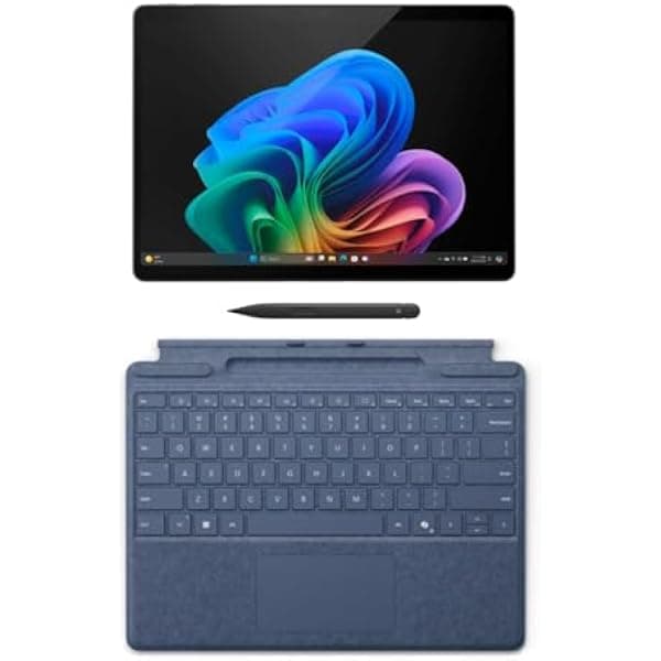 Microsoft Surface Pro 11 Copilot PC, 13'' 2.8K táctil, Teclado Sapphire Pro + Slim Pen, Snapdragon X Plus, 16GB RAM, 512GB SSD, Win 11 Pro, Negro