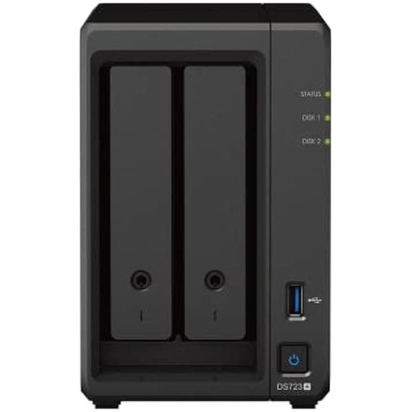 Synology DiskStation DS723+ NAS 2 bahías sin discos servidor de almacenamiento en red compacto