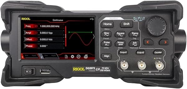 Rigol Serie DG2000 DG2072 Generador de funciones/arbitrario 70 MHz 2 canales