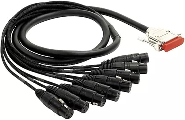 Mogami Gold GOLD-DB25-XLRM-40 cable de interfaz analógica 8 canales DB25 a XLR macho 40 pies