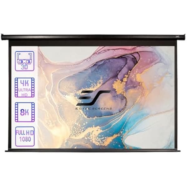Elite Screens Spectrum Electric84H pantalla de proyección eléctrica 84" diagonal, 58" x 76", blanco mate