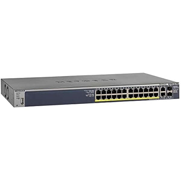 NETGEAR ProSAFE M4100-26-POE FSM7226P-100NES Switch Administrable 24 Puertos Fast Ethernet PoE 10/100 Mbps