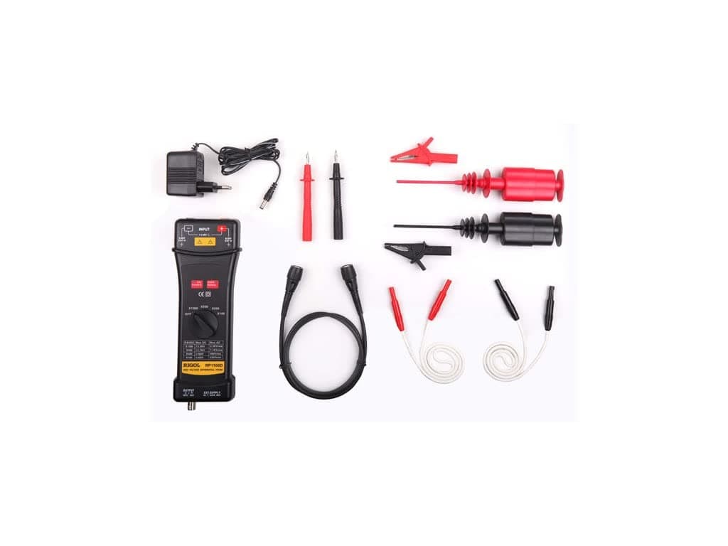 Rigol RP1100D sonda diferencial alto voltaje 100 MHz 6.5 kV para osciloscopio digital