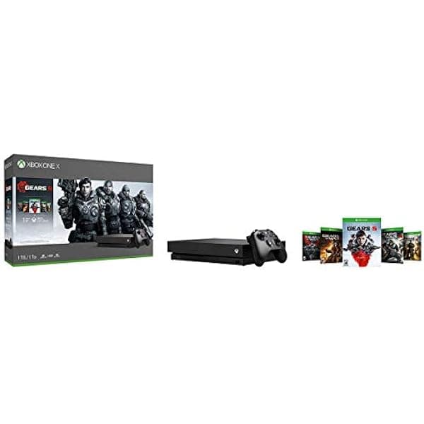 Microsoft Xbox One X CYV-00321 Consola 1TB Paquete Gears 5 (Descontinuado)