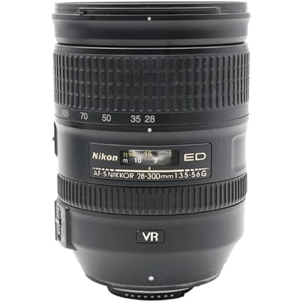 Nikon 28-300mm f/3.5-5.6G ED-IF AF-S VR II Zoom Gran Angular Teleobjetivo Nikkor, Reducción de Vibración, Versión Internacional (sin garantía)