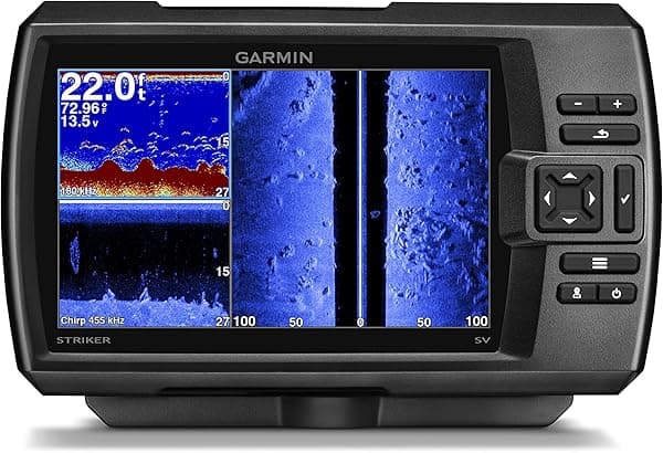 Garmin Striker 7SV 010-01809-00 con transductor, ecosonda fishfinder, pantalla TFT color 7 pulgadas