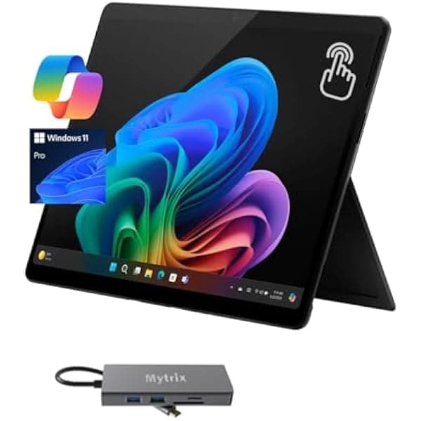 Microsoft Surface Pro 11 13" 120Hz 2.8K táctil, Copilot+, Snapdragon X Plus 10 núcleos NPU, 16GB RAM 2TB SSD, Wi-Fi 7, Windows 11 Pro, negro