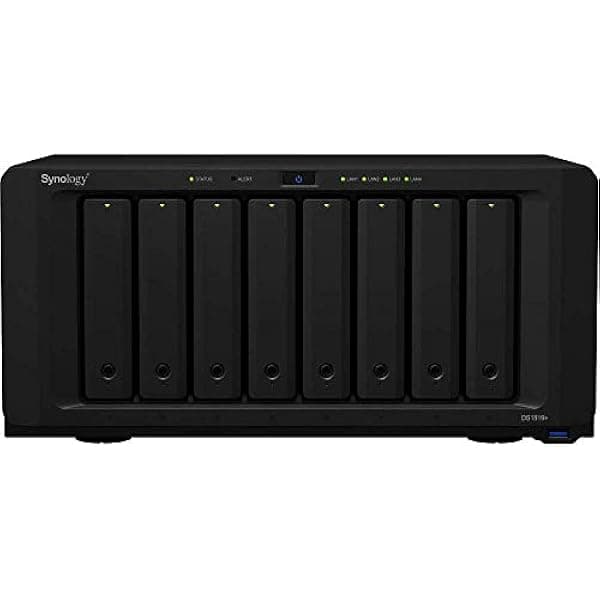 Synology DiskStation DS1819+ Servidor NAS iSCSI Intel Atom 2.1GHz, 32GB RAM, 16TB SSD, DSM