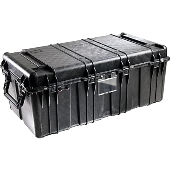 Pelican 0550 Case 0550-000-110 maleta rígida estanca con espuma, a prueba de agua, negra