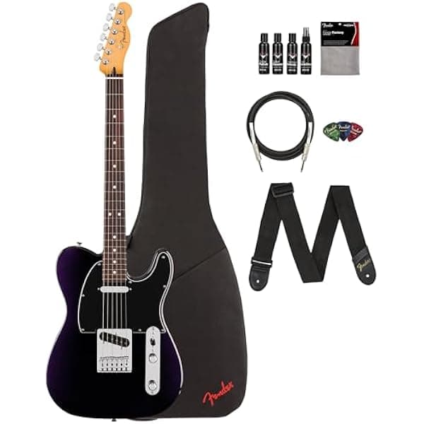 Fender Player II Modified Telecaster guitarra eléctrica Dusk con funda, correa, cable, 3 púas y kit de limpieza