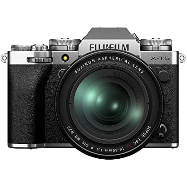 Fujifilm X-T5 Cámara Sin Espejo Digital Kit con Lente XF 16-80mm Color Plata