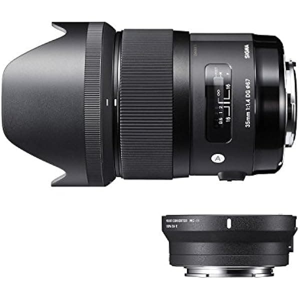 Sigma Art ZH954 35mm f/1.4 DG HSM Lente para Canon EF + Adaptador MC-11 a Sony E Kit