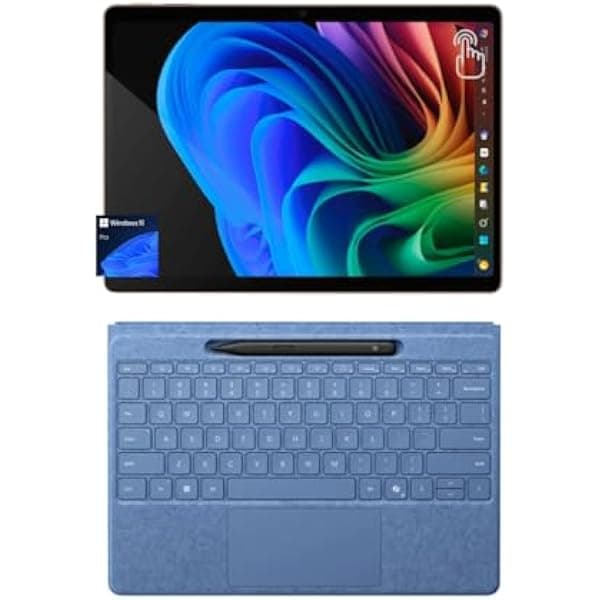 Microsoft Surface Pro 11 2-en-1, 13'' táctil, Snapdragon X Plus, 16GB RAM, 512GB SSD, Copilot+, Teclado Sapphire Alcantara, Slim Pen, Win 11 Pro Dune