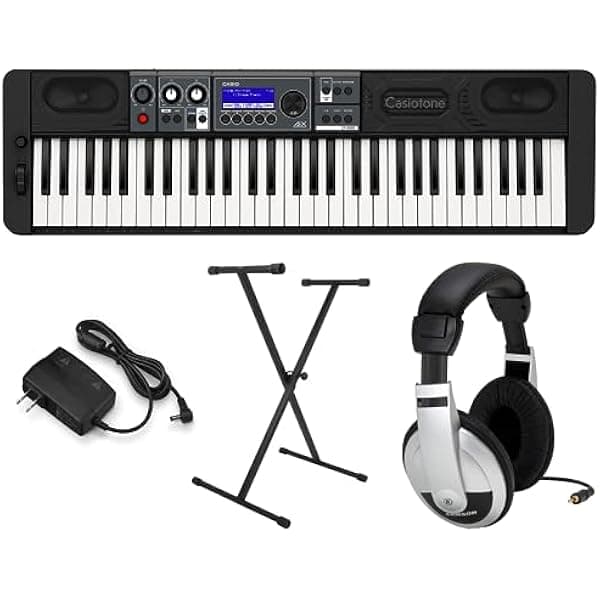 Casio CTS500 PPK Teclado Pack Premium con soporte, adaptador de CA y audífonos