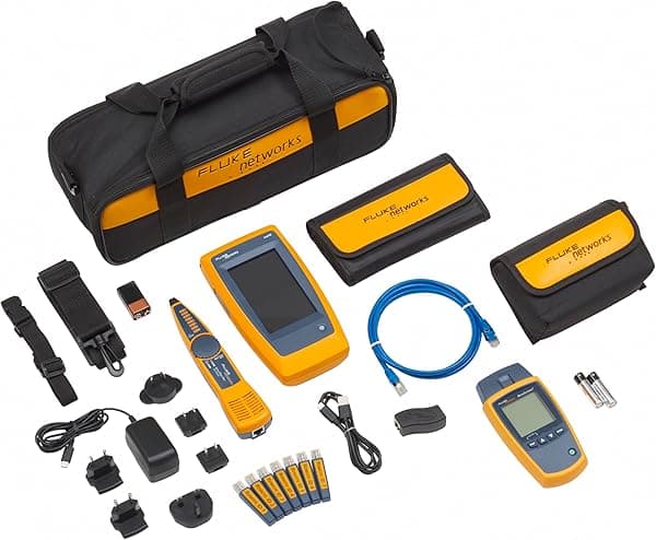 Fluke Networks LinkIQ MS2-100 verificador de cables kit RJ45 y coaxial probador Ethernet