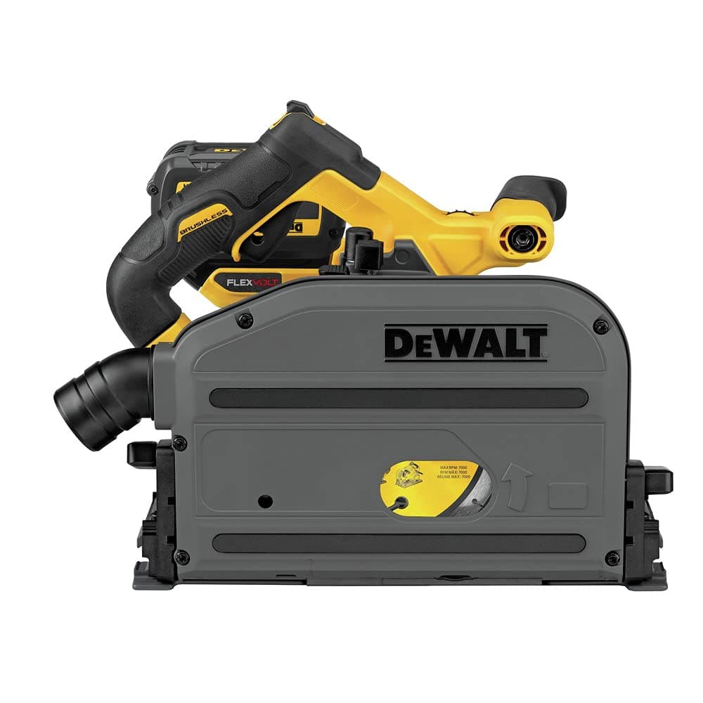 DEWALT FLEXVOLT 60V MAX DCS520T1 Sierra Circular de Inmersión con Riel 6-1/2" Inalámbrica Kit