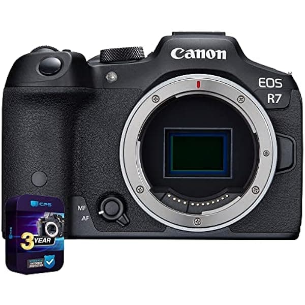 Canon EOS R7 Cámara Mirrorless APS-C 4K 32.5MP CMOS Solo Cuerpo + Pack Protección CPS 3 Años