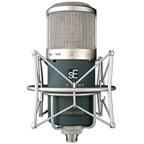 SE ELECTRONICS Gemini II micrófono condensador cardioide a válvulas doble tubo con shockmount y estuche para estudio