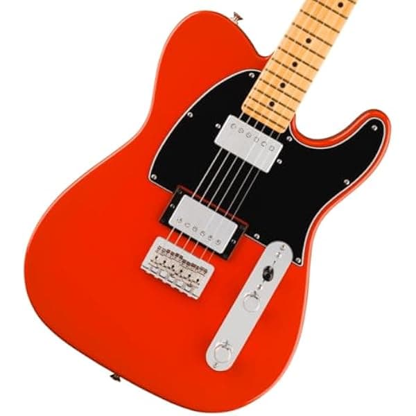 Fender Player II Telecaster HH Guitarra Eléctrica Rojo Coral con Diapasón de Arce