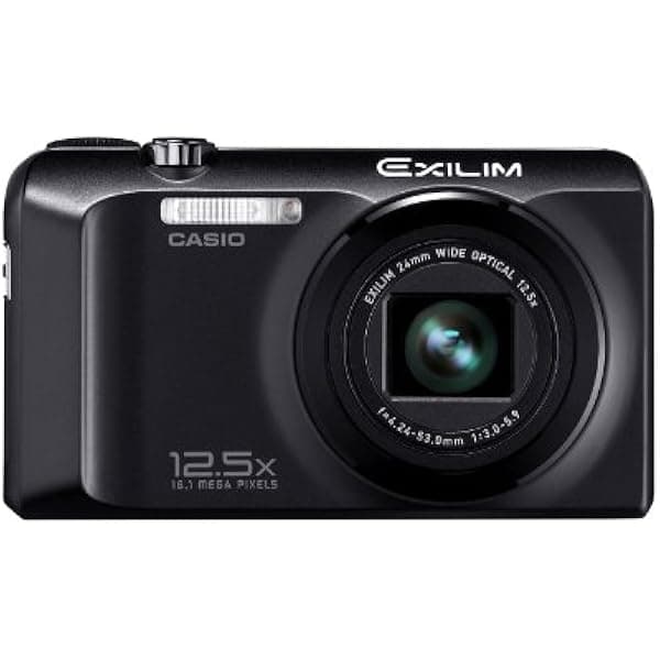 Casio Exilim EX-H30BK Cámara Digital Compacta Negra zoom pantalla