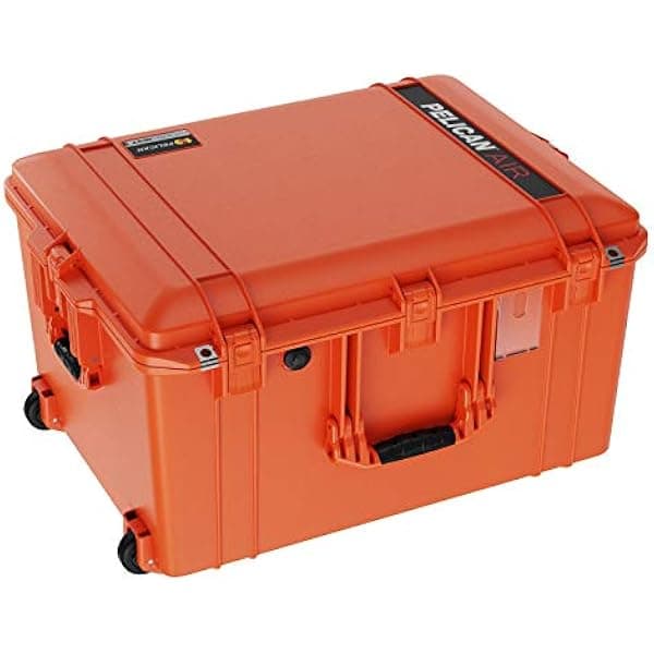 Pelican Air 1637 maleta rígida con espuma, color naranja, estuche protector impermeable