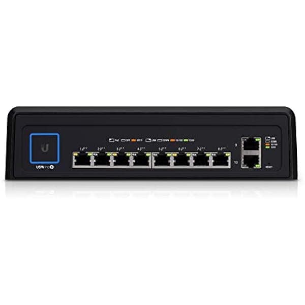 Ubiquiti Networks UniFi USW-Industrial Switch Industrial 10 Puertos Gigabit PoE++ 802.3bt Alta Potencia, resistente