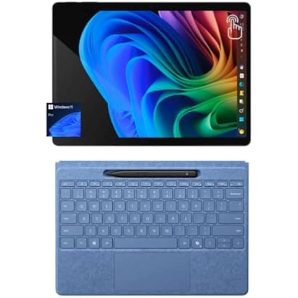 Microsoft Surface Pro 11 2-en-1, 13" Pantalla táctil, Snapdragon X Plus, 16GB RAM, 1TB SSD, Teclado Sapphire Flex, Slim Pen, Win 11 Pro, Copilot+ PC