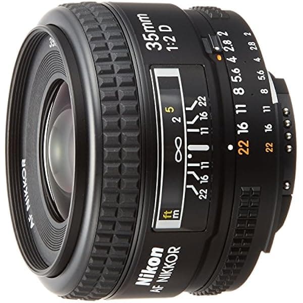 Nikon Nikkor 35mm f/2D AF JAA129DA objetivo para cámaras Nikon F-Mount Versión Internacional sin garantía