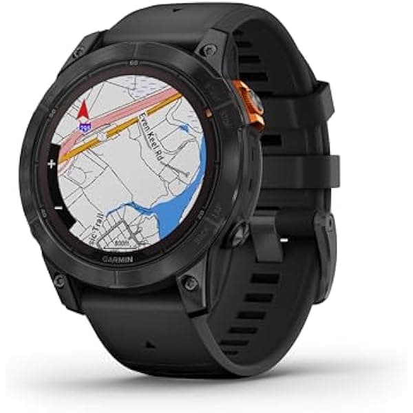 Garmin fēnix 7 Pro 010-02777-02 Edición Solar Reloj Inteligente GPS Multideporte con Linterna Integrada, Sin Wi-Fi
