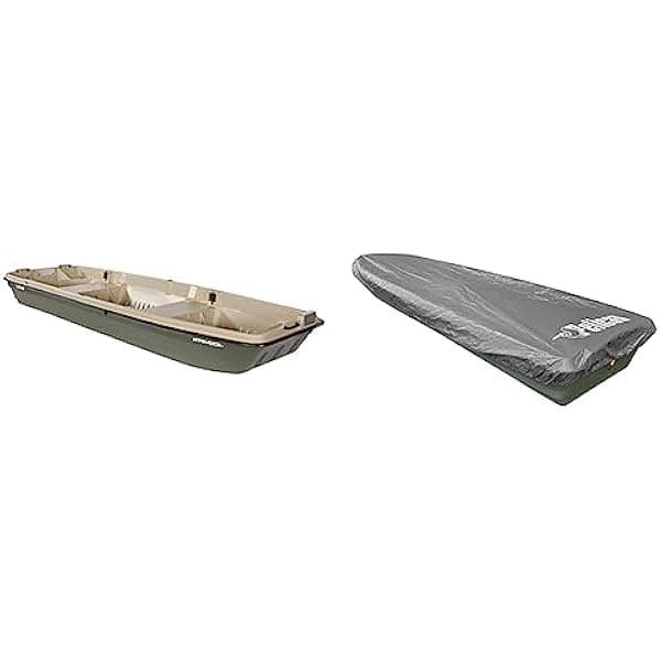 Pelican 12 pies Bote de Pesca Paquete: Bote + Cobertor + Accesorios