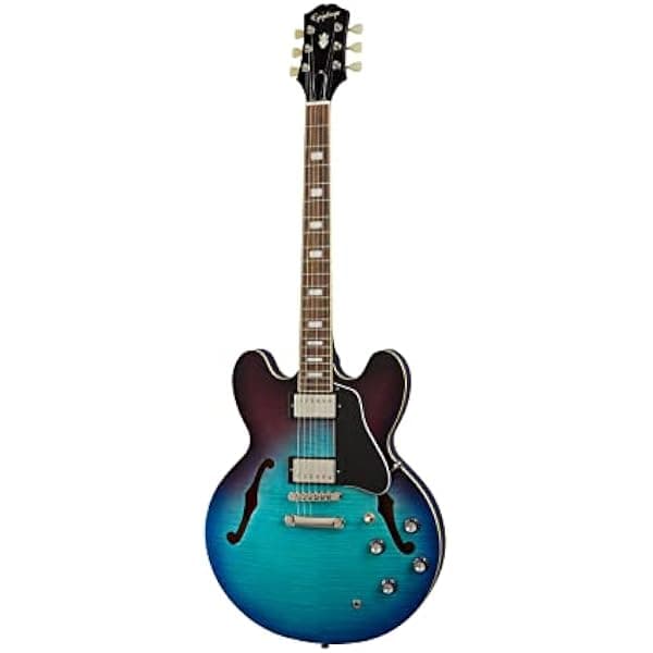 Epiphone ES-335 EIES335FBBBNH1 guitarra eléctrica semihueca tapa flameada Blueberry Burst