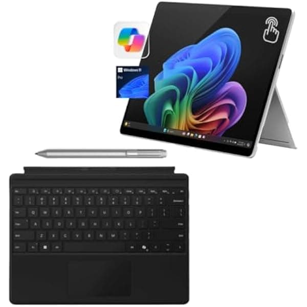 Microsoft Surface Pro 11 Copilot+ PC 13", Snapdragon X Plus, 16GB RAM, 512GB SSD, Teclado Pro Negro, Business Pen, Windows 11 Pro