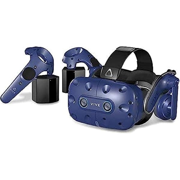 HTC Vive Pro Eye 2019 99HARJ001-00 - Visor de Realidad Virtual con seguimiento ocular de precisión, paquete completo, versión UK/EU