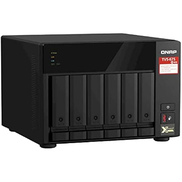 QNAP TVS-675-8G Servidor NAS 6 bahías, CPU 2.5 GHz 8C/8T, 8GB RAM