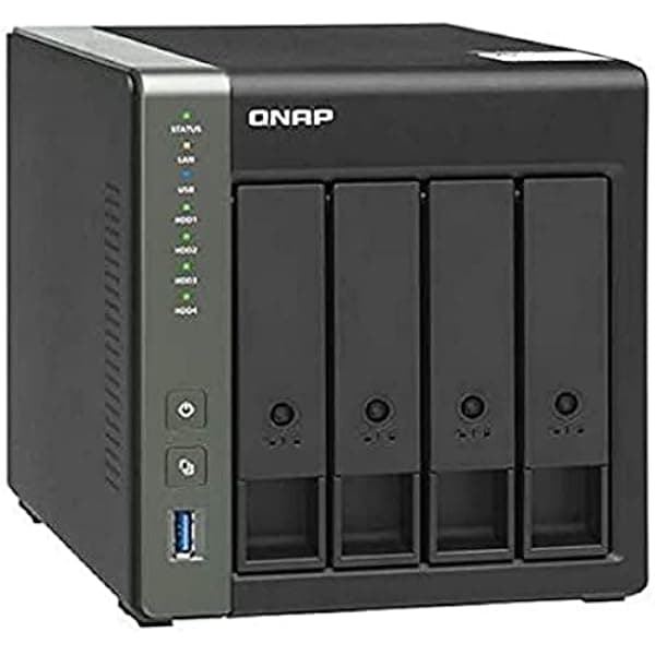 Qnap TS-431X3 NAS 4 bahías 4GB RAM sin discos RAID servidor de almacenamiento en red nube privada