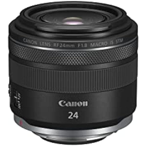 Canon RF 24mm F1.8 Macro IS STM Lente Gran Angular, Estabilizador de Imagen, Full Frame, Montura RF para Mirrorless