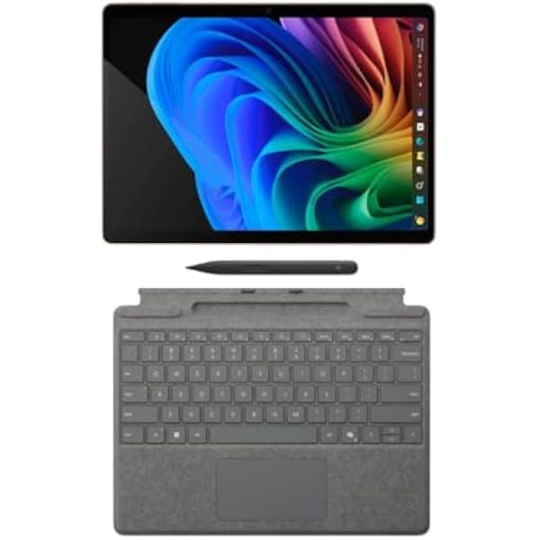 Microsoft Surface Pro 11 Copilot PC Bundle 13" 2.8K pantalla táctil, con Teclado Pro y Slim Pen, Snapdragon X Plus, 16GB RAM, 2TB SSD, Win 11 Pro, Dune