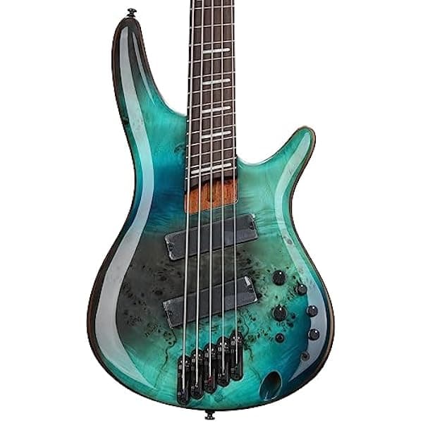 Ibanez Bass Workshop SRMS805 bajo eléctrico multiescala 5 cuerdas Tropical Seafloor