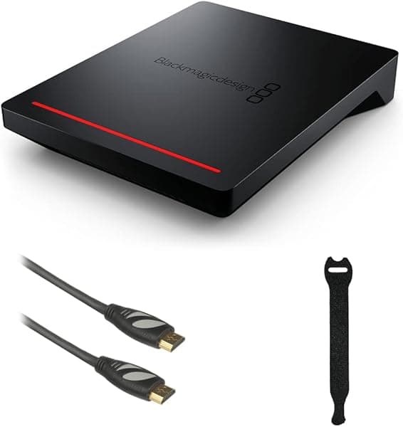 Blackmagic Design Cloud Pod BMD-DWCLDA/POD kit con cable HDMI 6 ft con Ethernet Pearstone y paquete de 10 correas