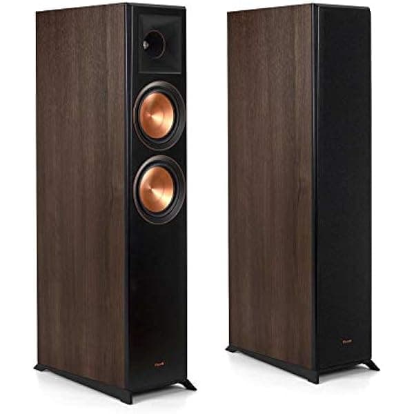 Klipsch RP-6000F parlantes de torre par nogal, de piso hi-fi para home theater