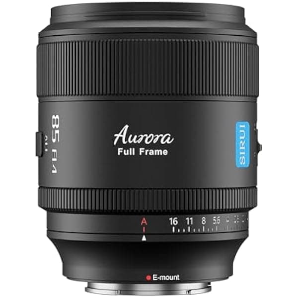 Sirui Aurora 85mm f/1.4 Lente de Enfoque Automático Full Frame (Sony E) AU85-E-AM-LB