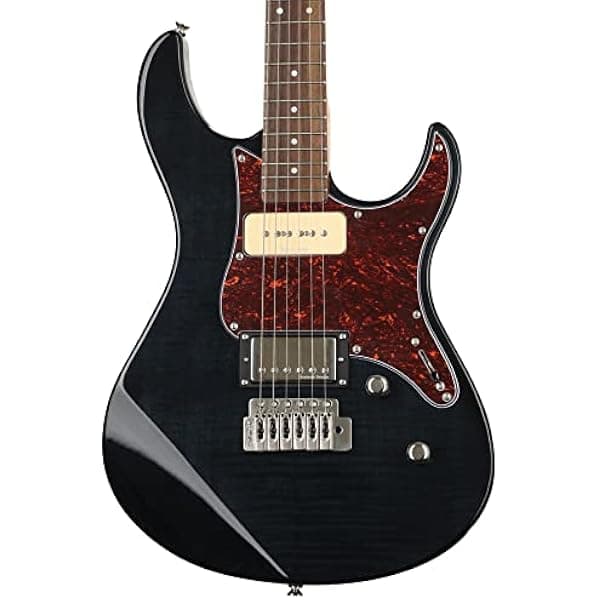 Yamaha Pacifica PAC611VFM TBL Guitarra Eléctrica de Cuerpo Sólido, Negro Translúcido